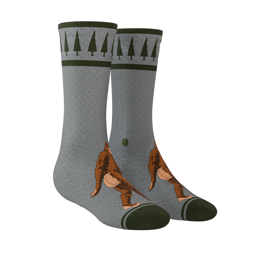 The Sassquatch | Bigfoot Heel Hammock™ Crew Socks