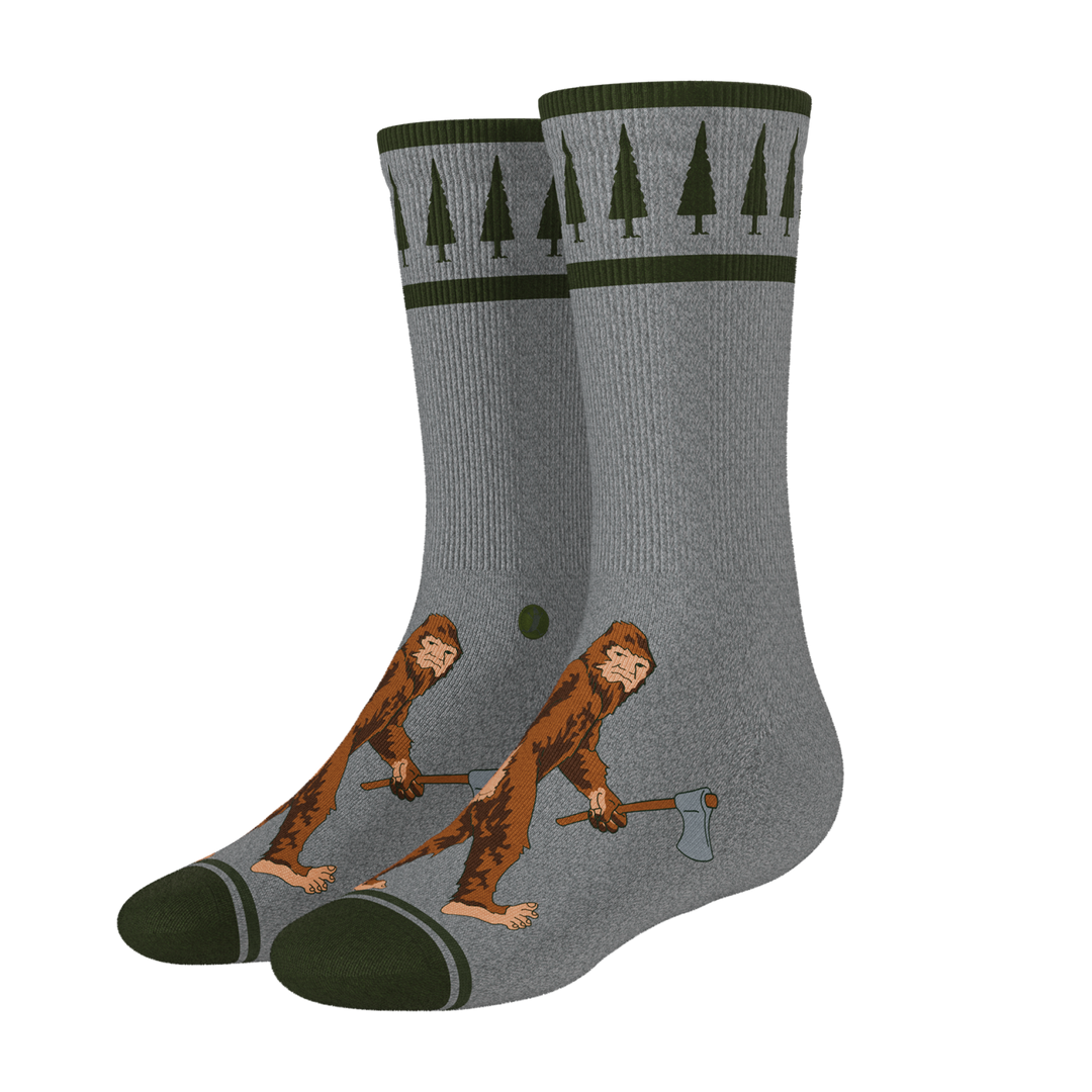 The Sassquatch | Bigfoot Heel Hammock™ Crew Socks
