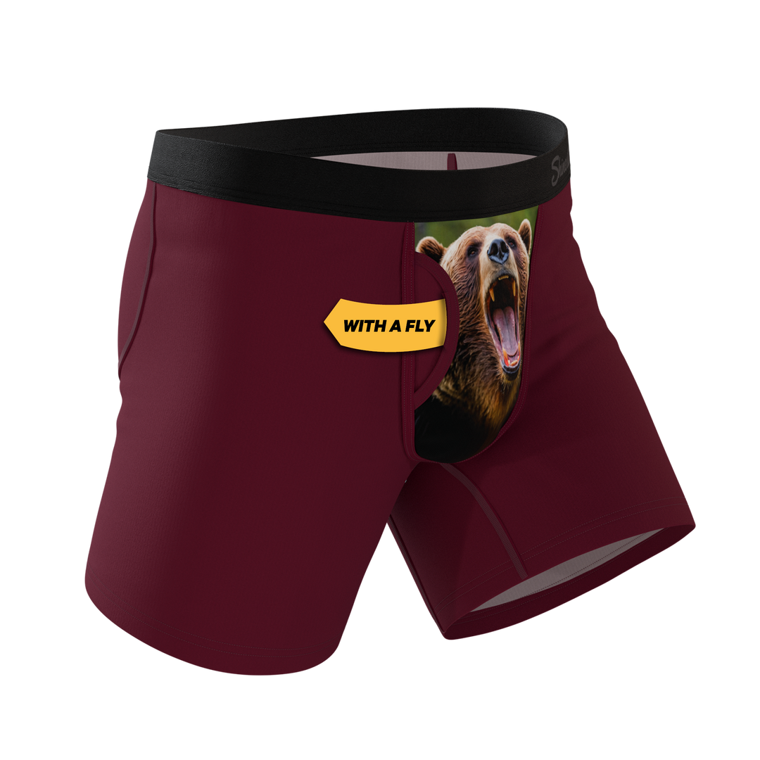 The Scare Bear | Grizzly Bear Ball Hammock® Pouch Underwear With Fly