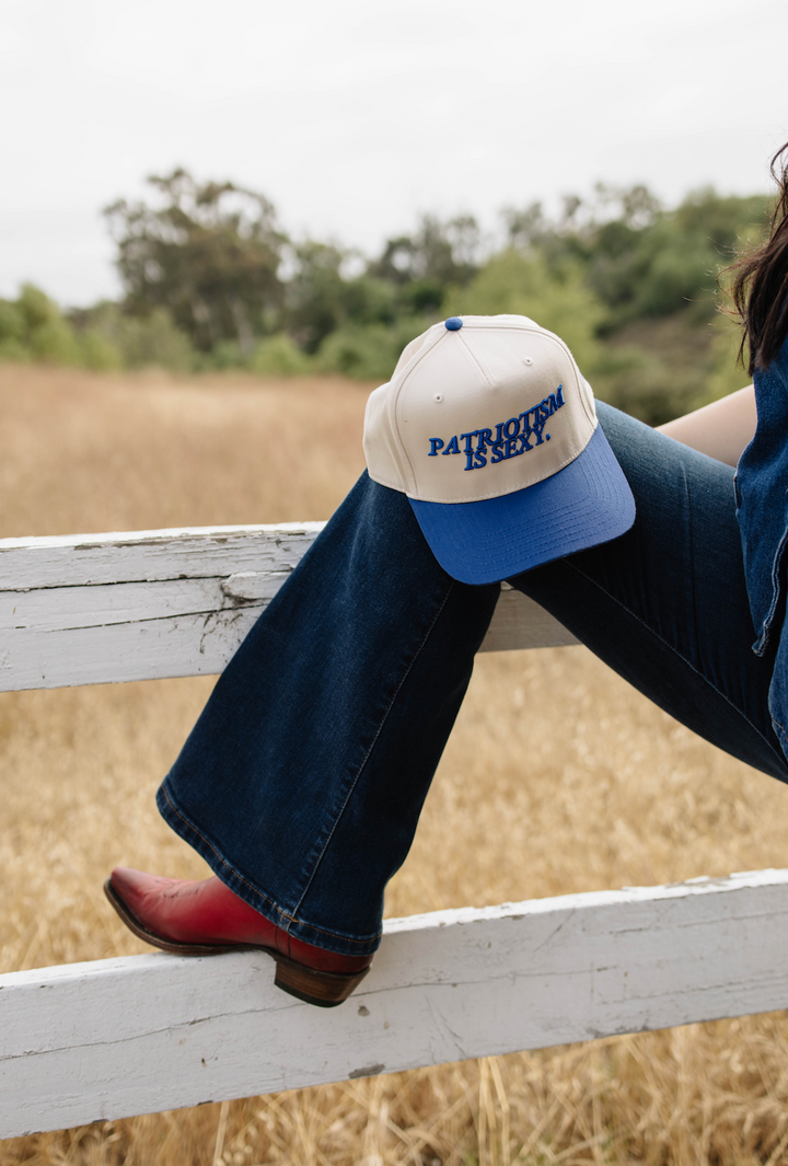 Patriotism is Sexy. - Royal Blue Vintage Hat