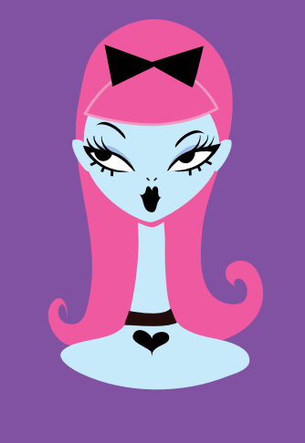 Bubblegum Boo Spooky Doll Brooch by Miss Fluff x Lipstick & Chrome – view 2