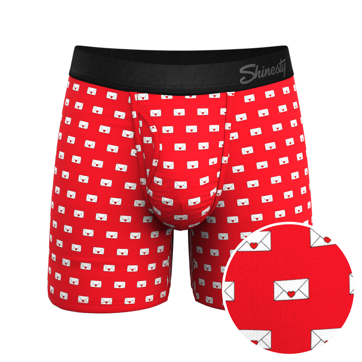 The Secret Admirer | Valentines Letters Ball Hammock® Pouch Underwear With Fly