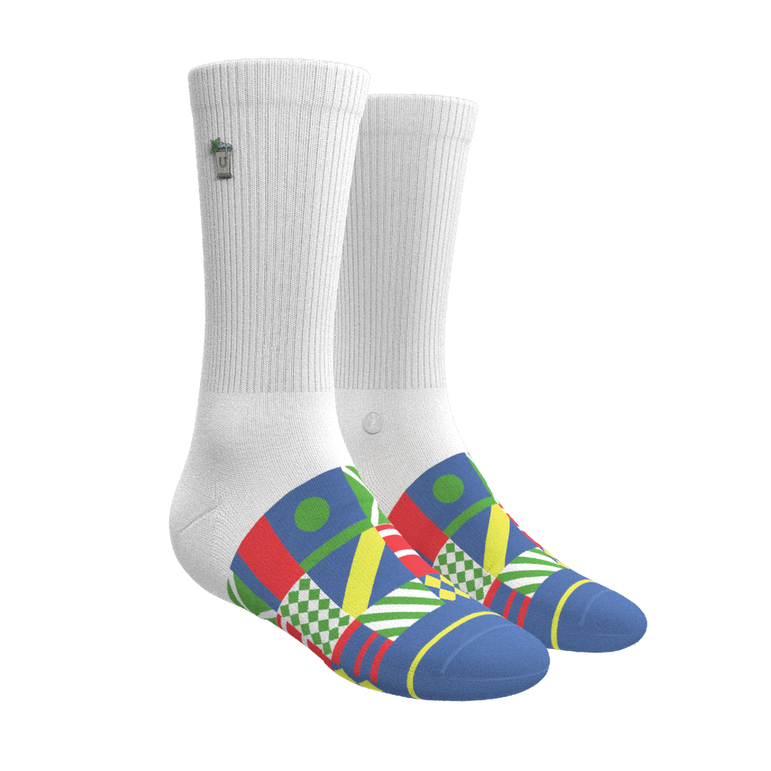 The Secretariat | Derby Flag Heel Hammock™ Crew Socks