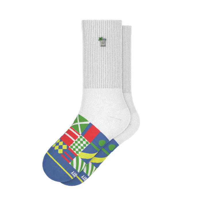 The Secretariat | Derby Flag Heel Hammock™ Crew Socks