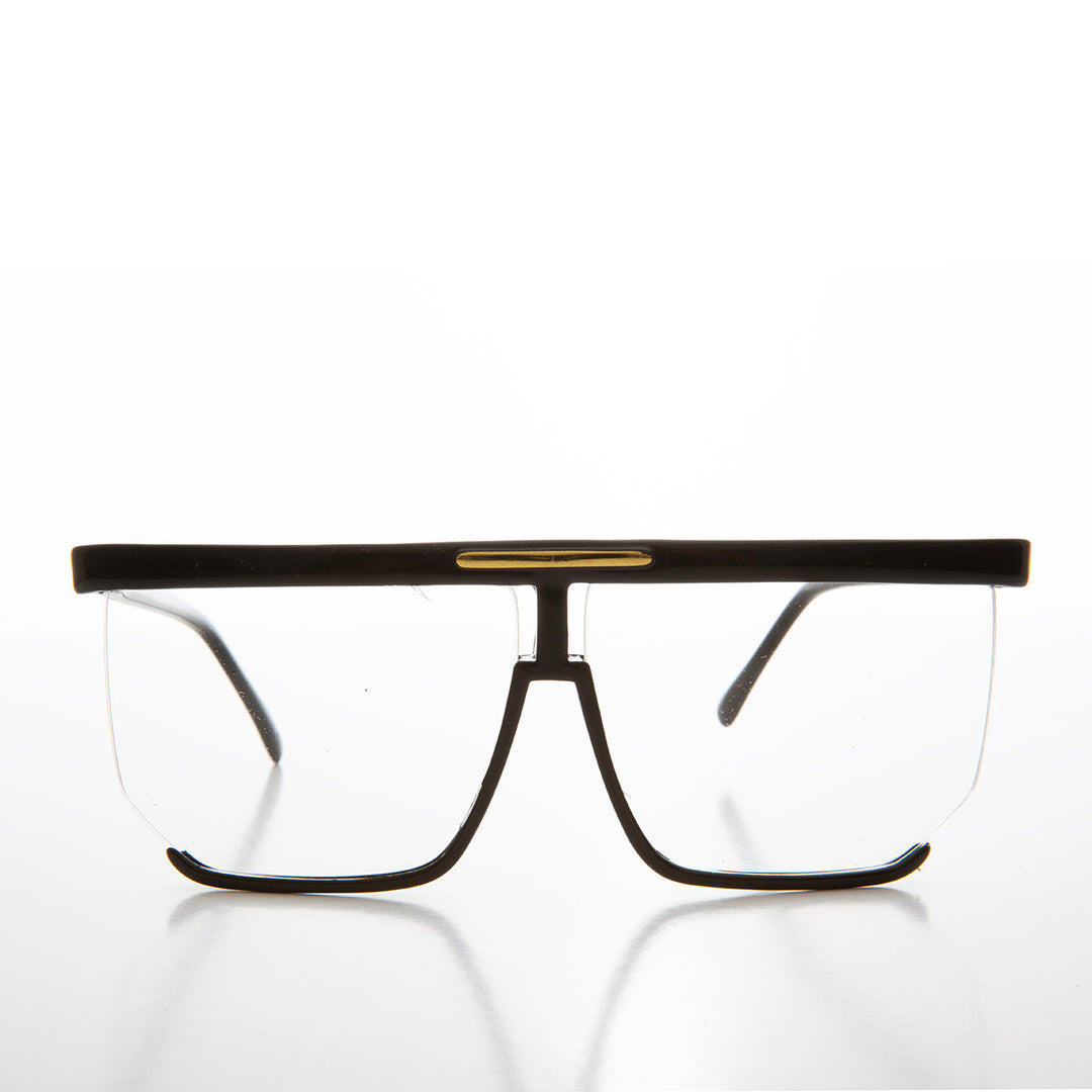 Flat Top Protective Safety Eyeglasses - Plot