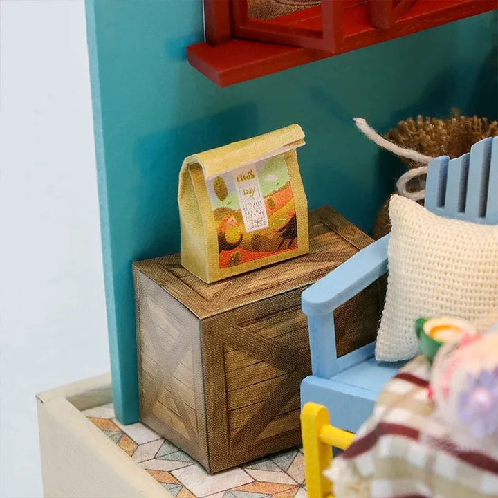 Miniature Wizardi Roombox Kit - Flower Shop Dollhouse Kit F07M5-33-S2202