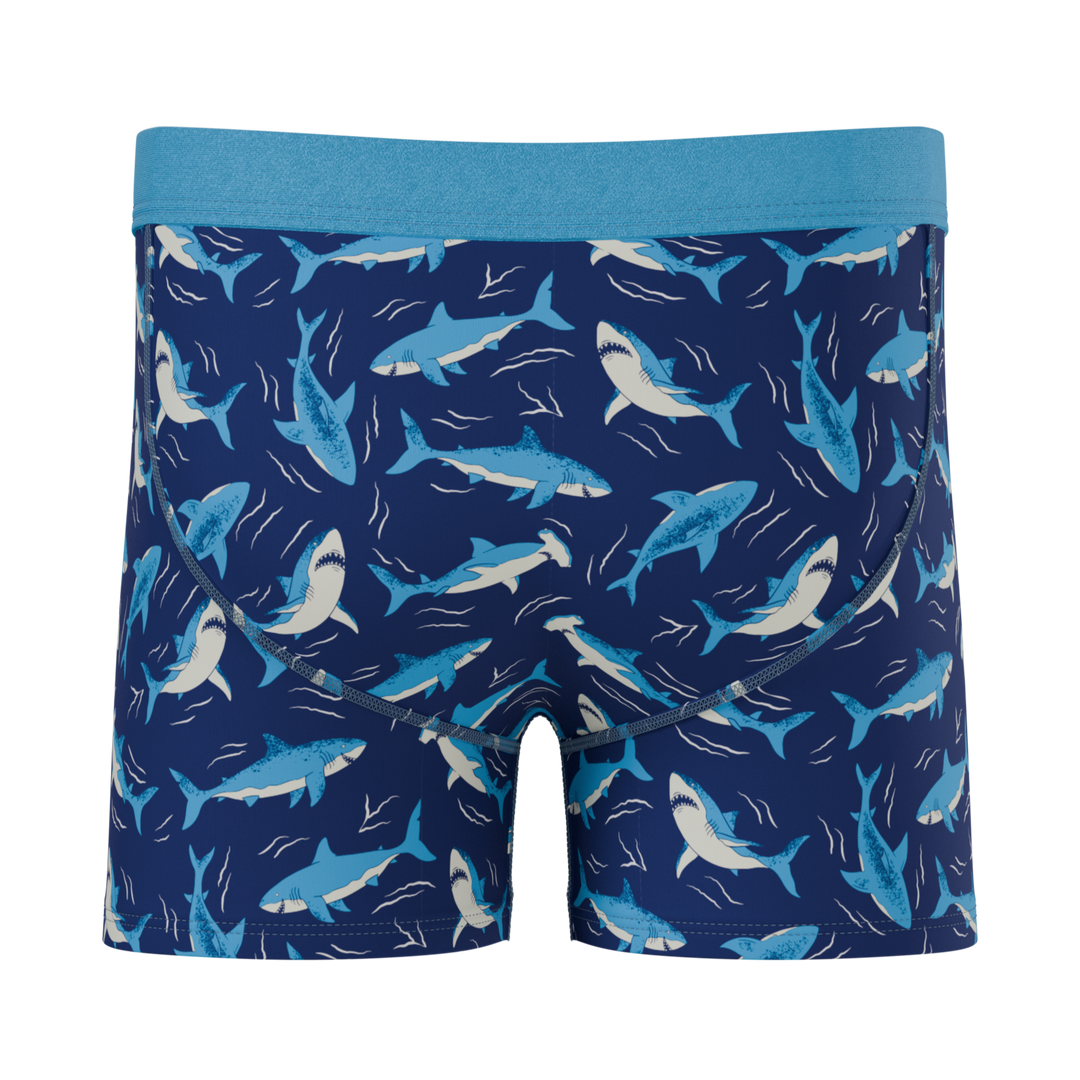 The Shark Lark | Shark Boy's Boxer Briefs