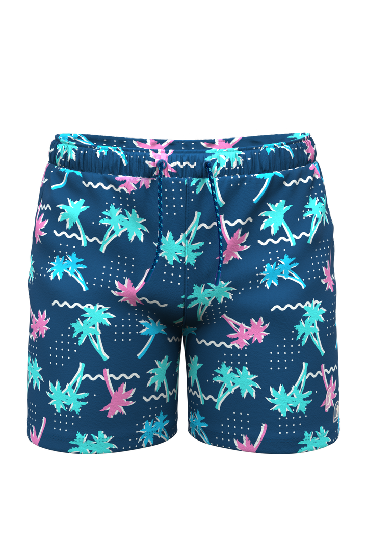 The Shorebreak | Navy Tropical Ball Hammock® Pouch 5" Swim Trunks