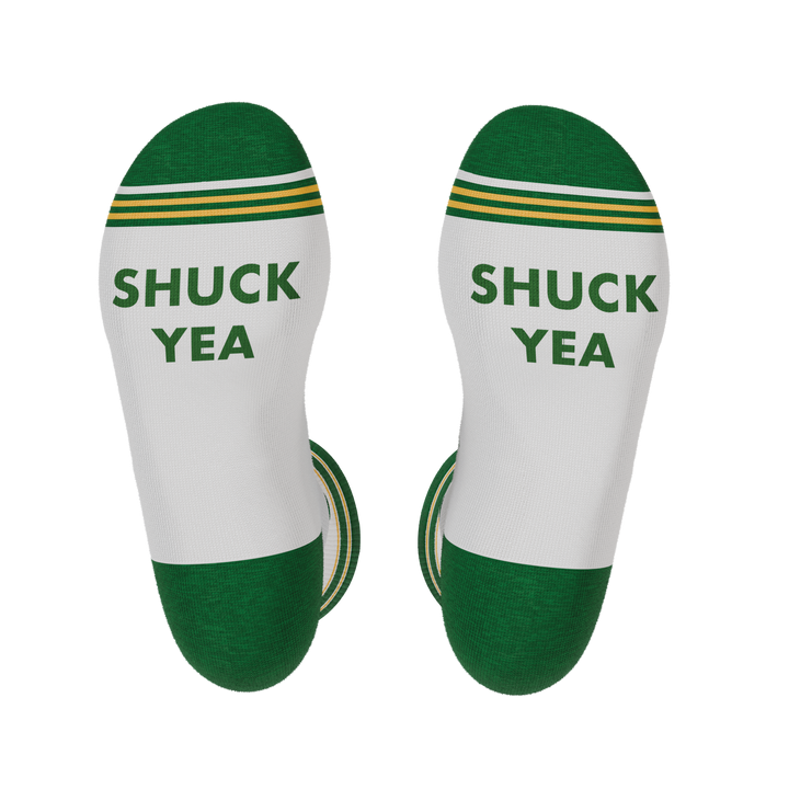 The Shuck Yea | Corn Heel Hammock™ Crew Socks