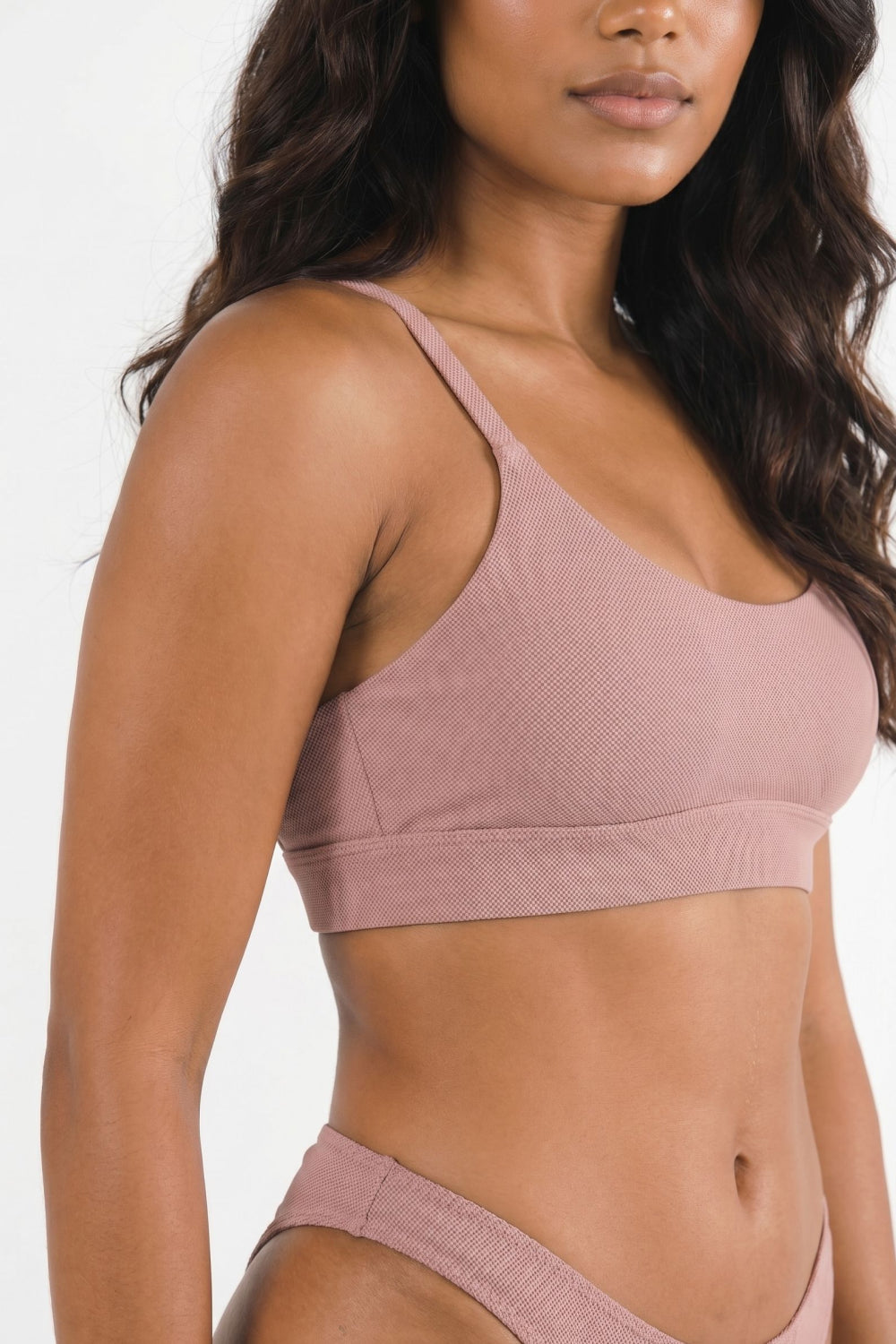 The Bell Pep | Red Chambray Boob Hammock™ Scoop Bralette