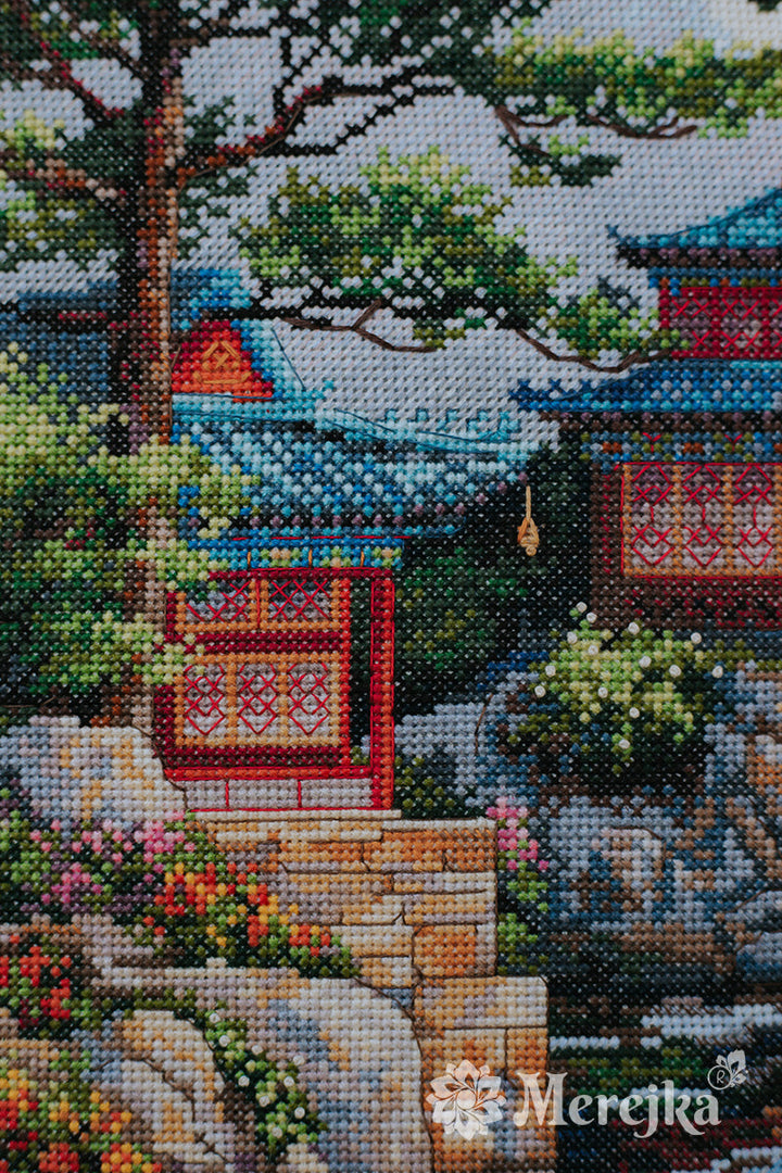 Silent Bell Counted Cross Stitch Kit by Merejka K-301