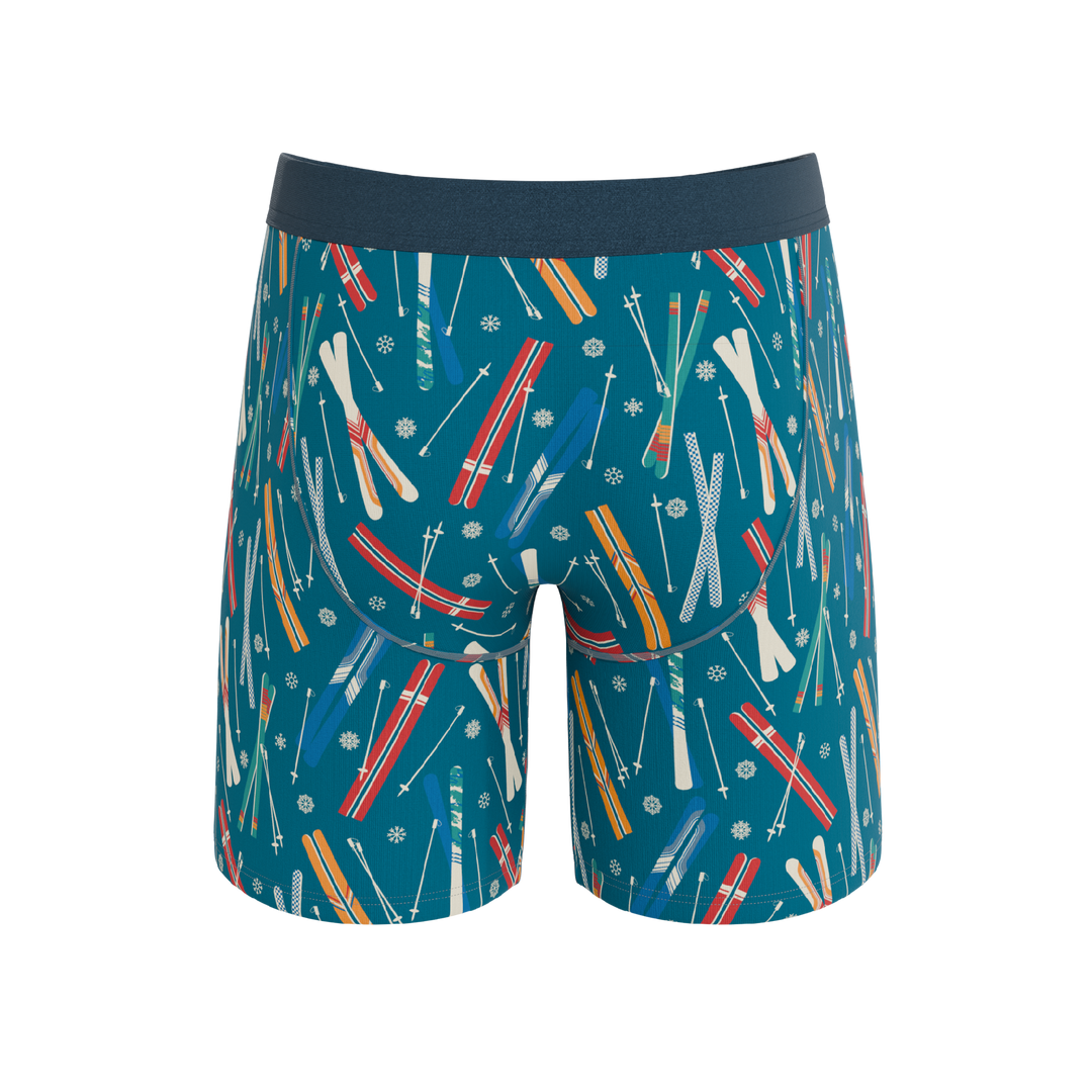 The Ski In Ski Out | Retro Ski Long Leg Ball Hammock® Pouch Underwear With Fly