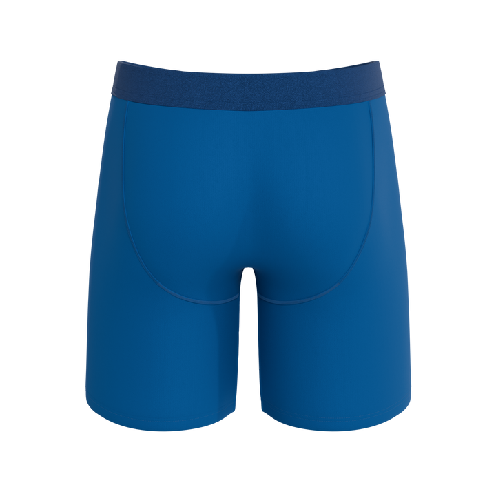 The Skydiver | Ocean Blue Long Leg Ball Hammock® Pouch Underwear With Fly