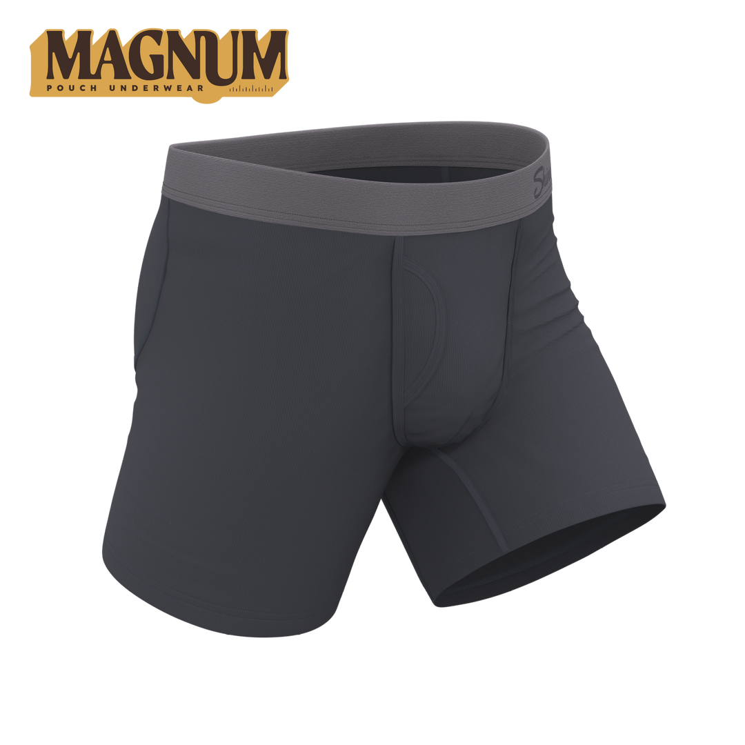The Slate Expectations | Grey Tonal Ball Hammock® Magnum Big Pouch Underwear