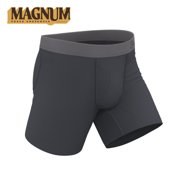 The Slate Expectations | Grey Tonal Ball Hammock® Magnum Big Pouch Underwear