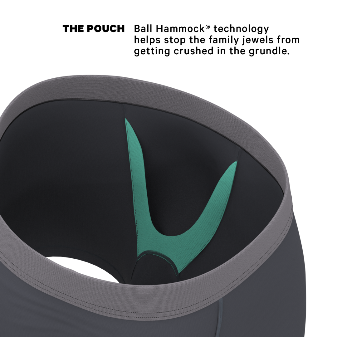 The Slate Expectations | Grey Tonal Ball Hammock® Pouch Underwear