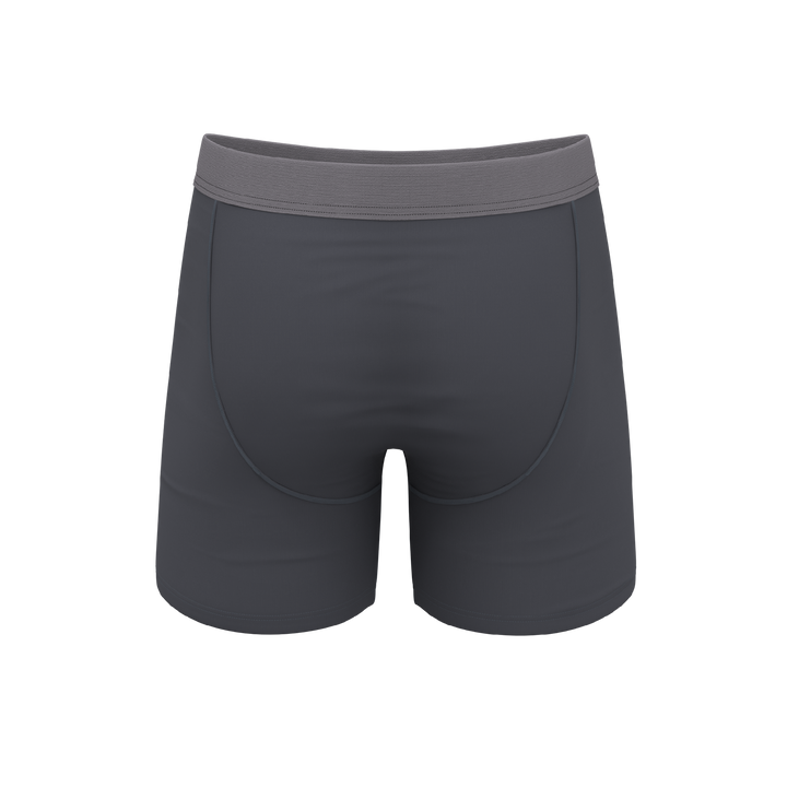 The Slate Expectations | Grey Tonal Ball Hammock® Pouch Underwear