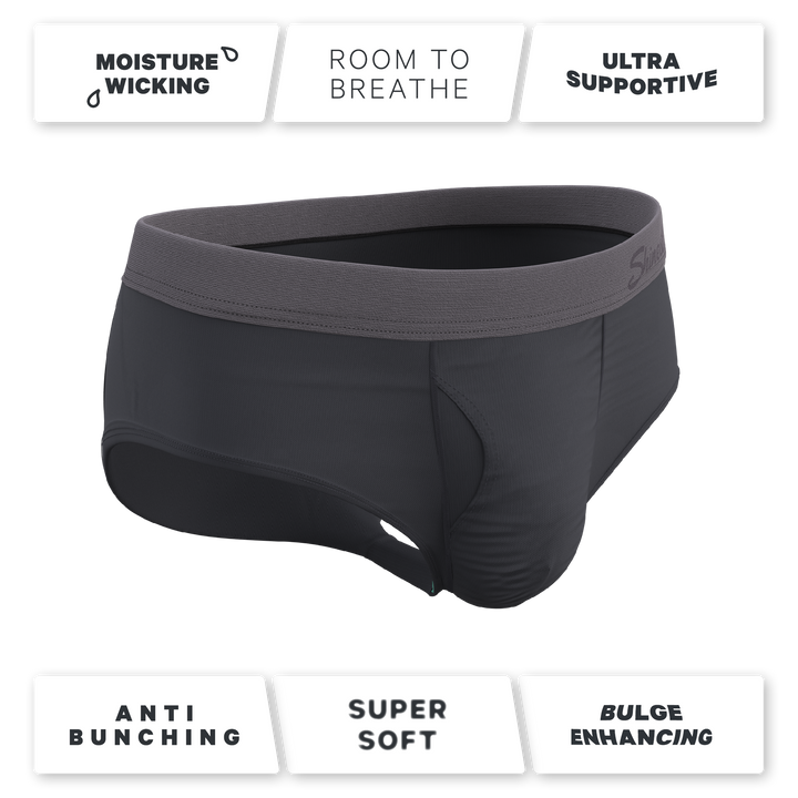 The Slate Expectations | Grey Tonal Ball Hammock® Pouch Underwear Briefs