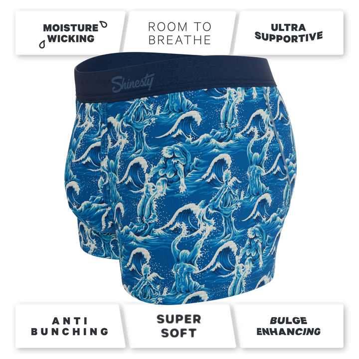 The Slippery When Wet | Naughty Wave Ball Hammock® Pouch Trunks Underwear