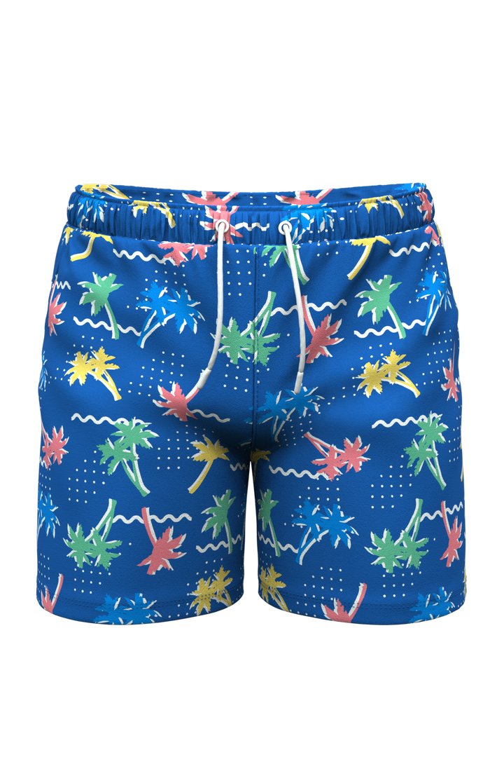 The SPF 69 | Retro Tropical  Ball Hammock® Pouch 5" Swim Trunks