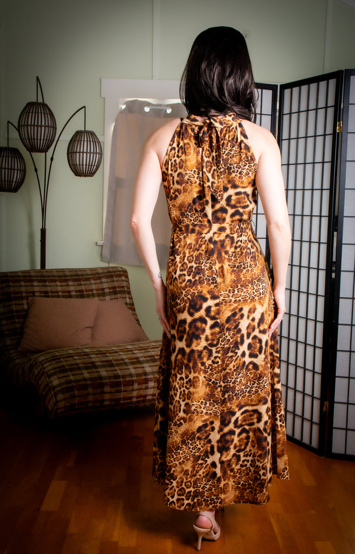 Jane Maxi Dress - Multi-Leopard
