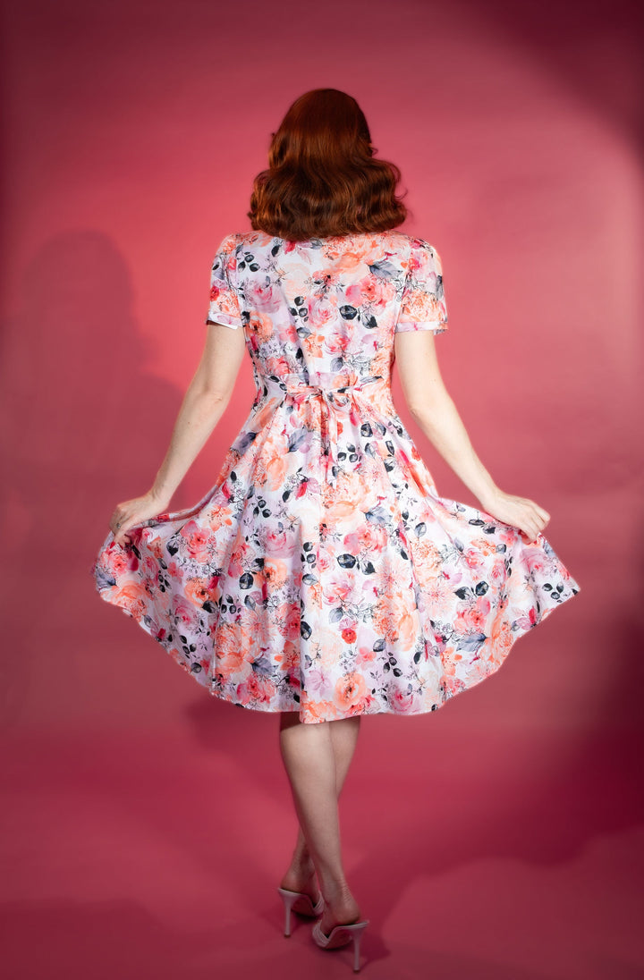 Madison Dress - Coral Bouquet