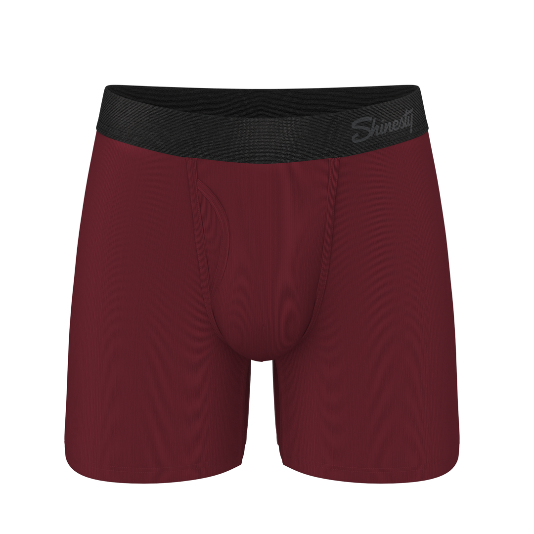 The Sommelier | Burgundy Ball Hammock® Pouch Underwear With Fly