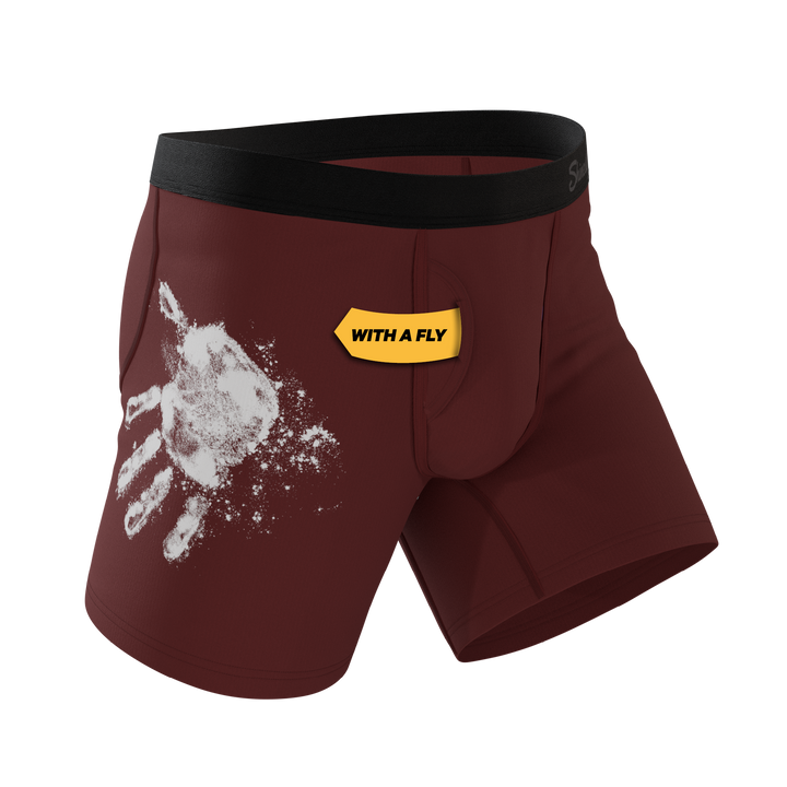 The Sous Chef | Flour Hand Print Ball Hammock® Pouch Underwear With Fly