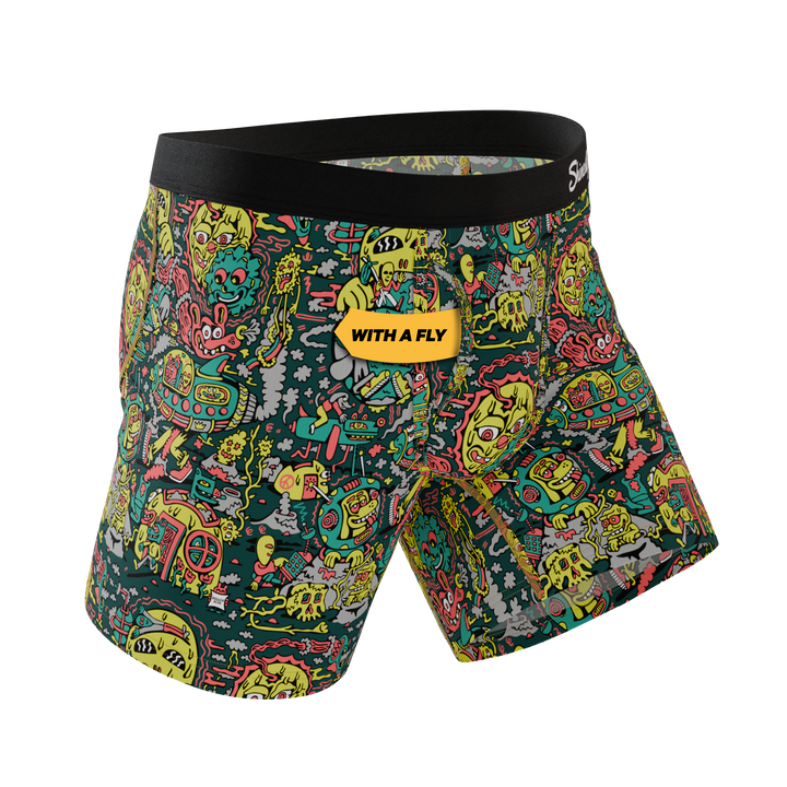 The Spaced Out | Shinesty X Killer Acid Ball Hammock® Pouch Underwear With Fly