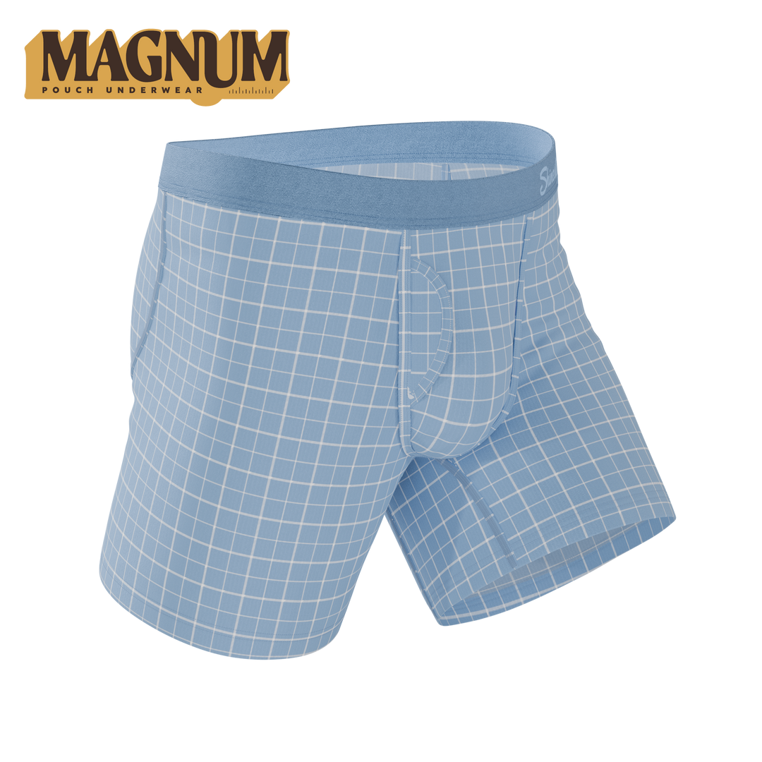 The Spick & Span | Window Pane Plaid Ball Hammock® Magnum Big Pouch Underwear