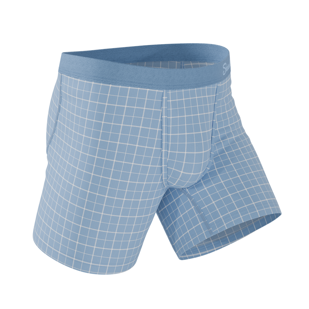 The Spick & Span | Window Pane Plaid Ball Hammock® Pouch Underwear