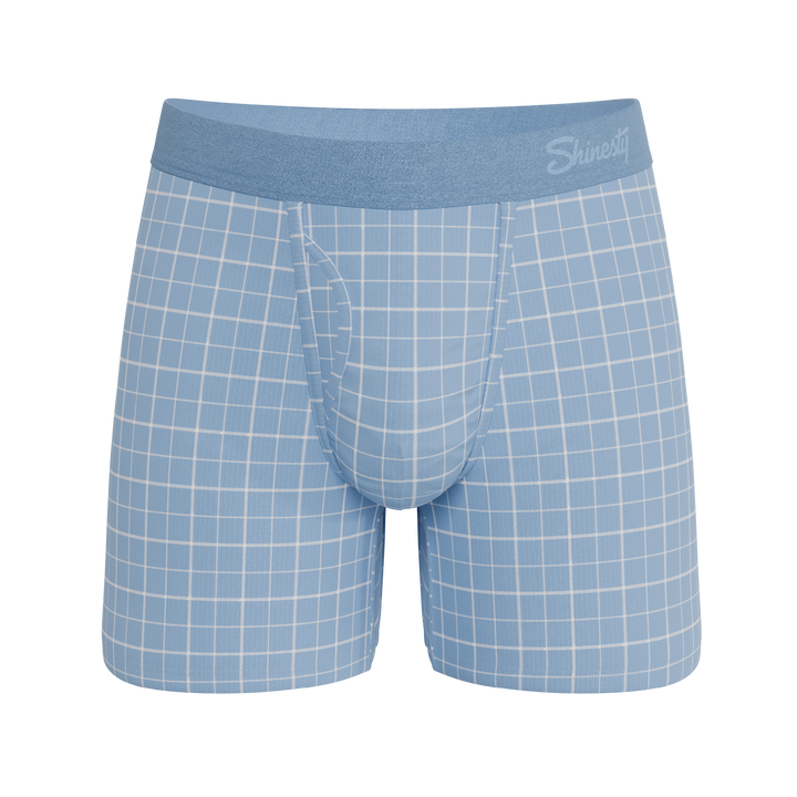 The Spick & Span | Window Pane Plaid Ball Hammock® Pouch Underwear With Fly