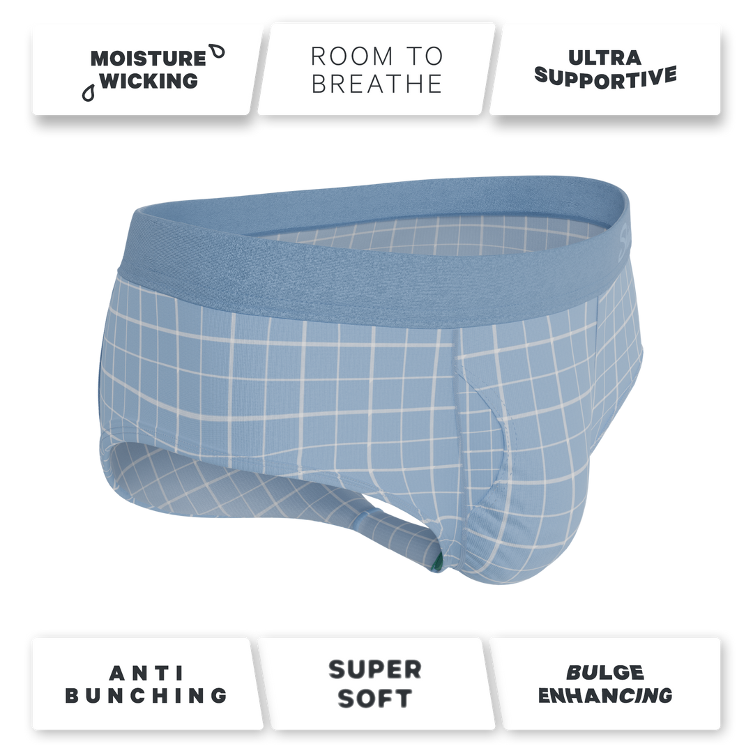 The Spick & Span | Window Pane Plaid Ball Hammock® Pouch Underwear Briefs