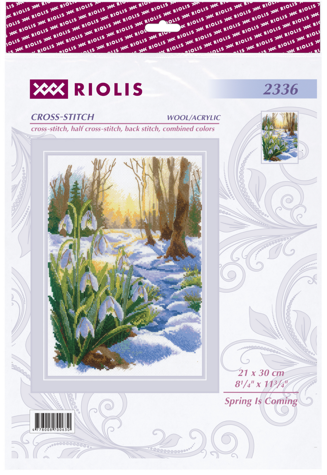 Spring Is Coming Counted Cross Stitch Kit by Riolis R2336