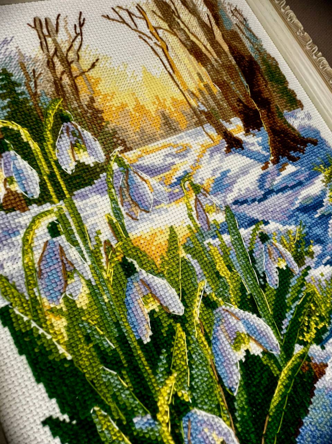 Spring Is Coming Counted Cross Stitch Kit by Riolis R2336