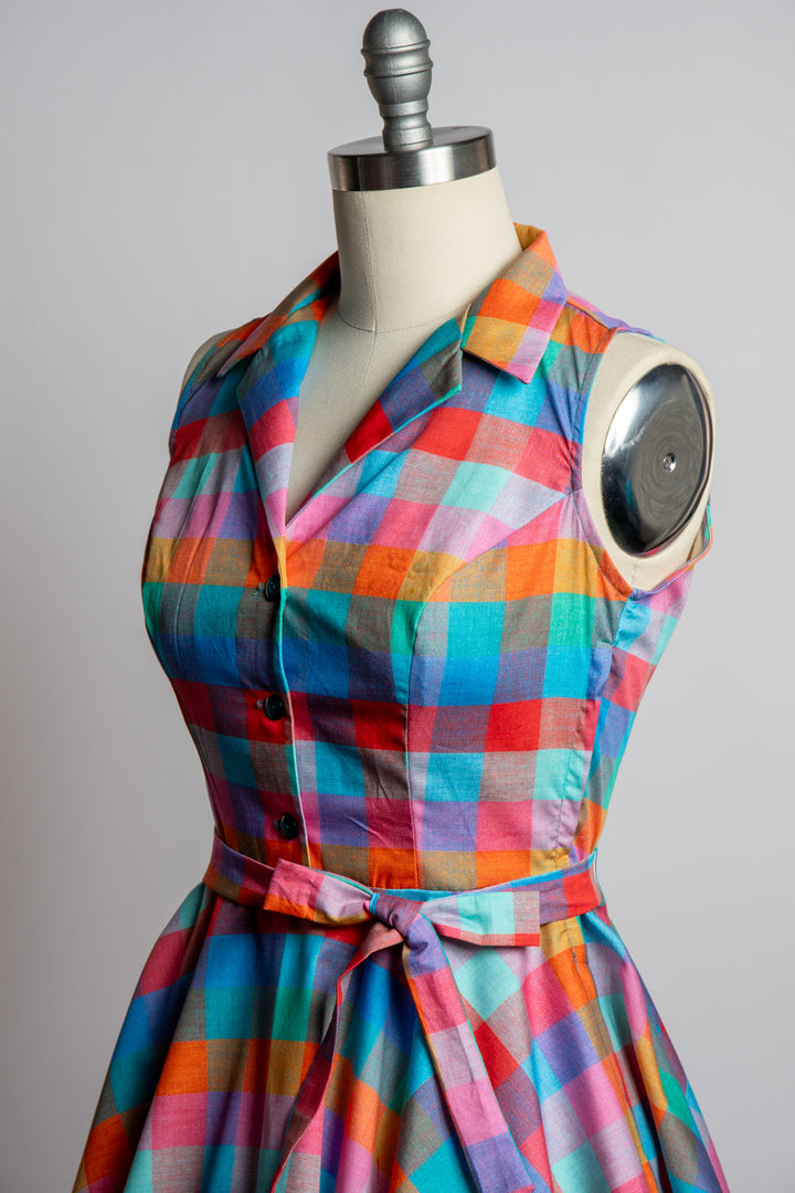 Staci Dress- Rainbow Sherbet