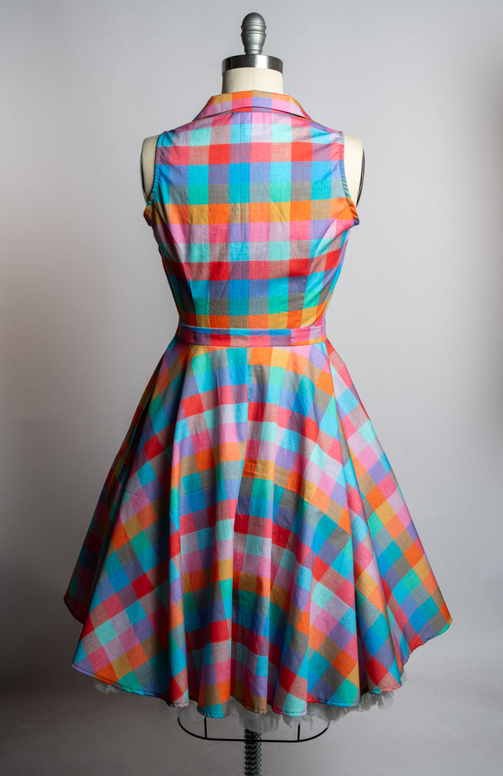 Staci Dress- Rainbow Sherbet