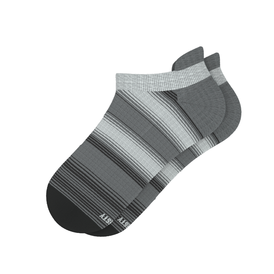 The Static Channel | Stripe Heel Hammock™ Ankle Socks