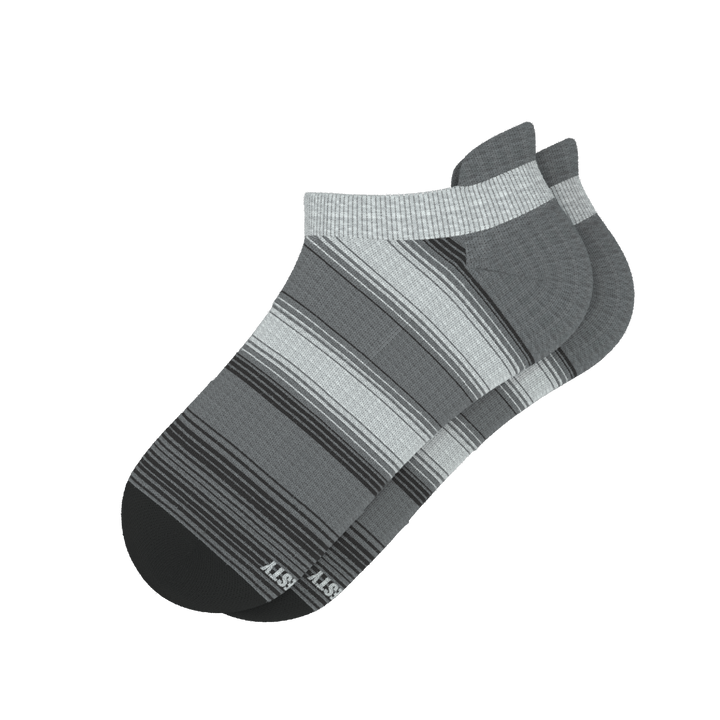 The Static Channel | Stripe Heel Hammock™ Ankle Socks