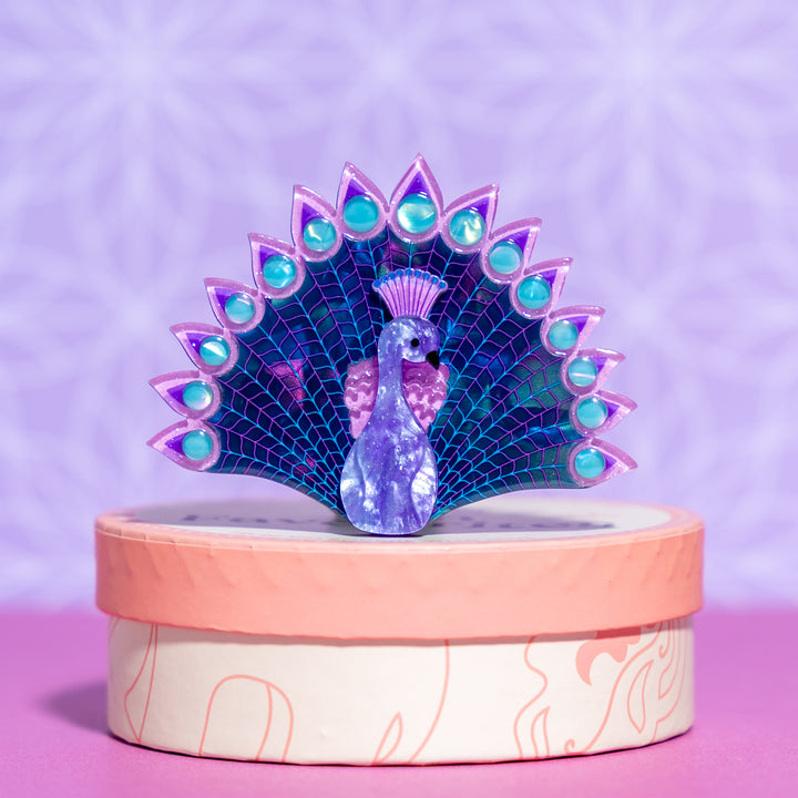 Penelope Peacock STOCKIST EXCLUSIVE Brooch by Erstwilder