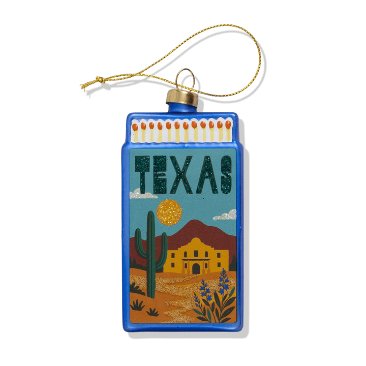 Texas Matchbook Ornament