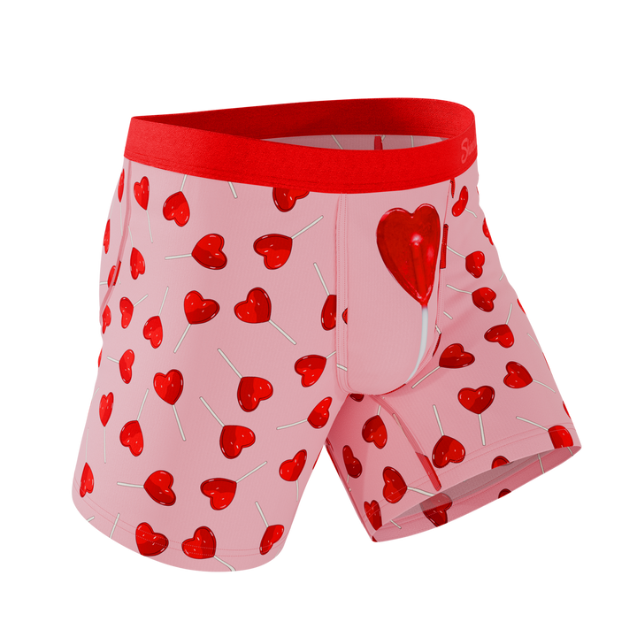 The Suckered In | Heart Lollipop Ball Hammock® Pouch Underwear