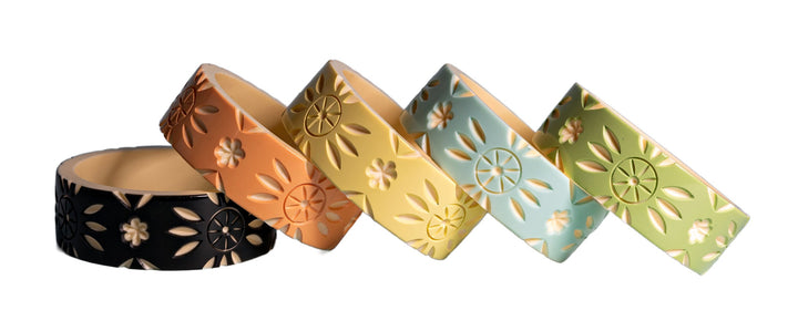 the Palm Springs Bangle Collection - the Sunburst Cuff