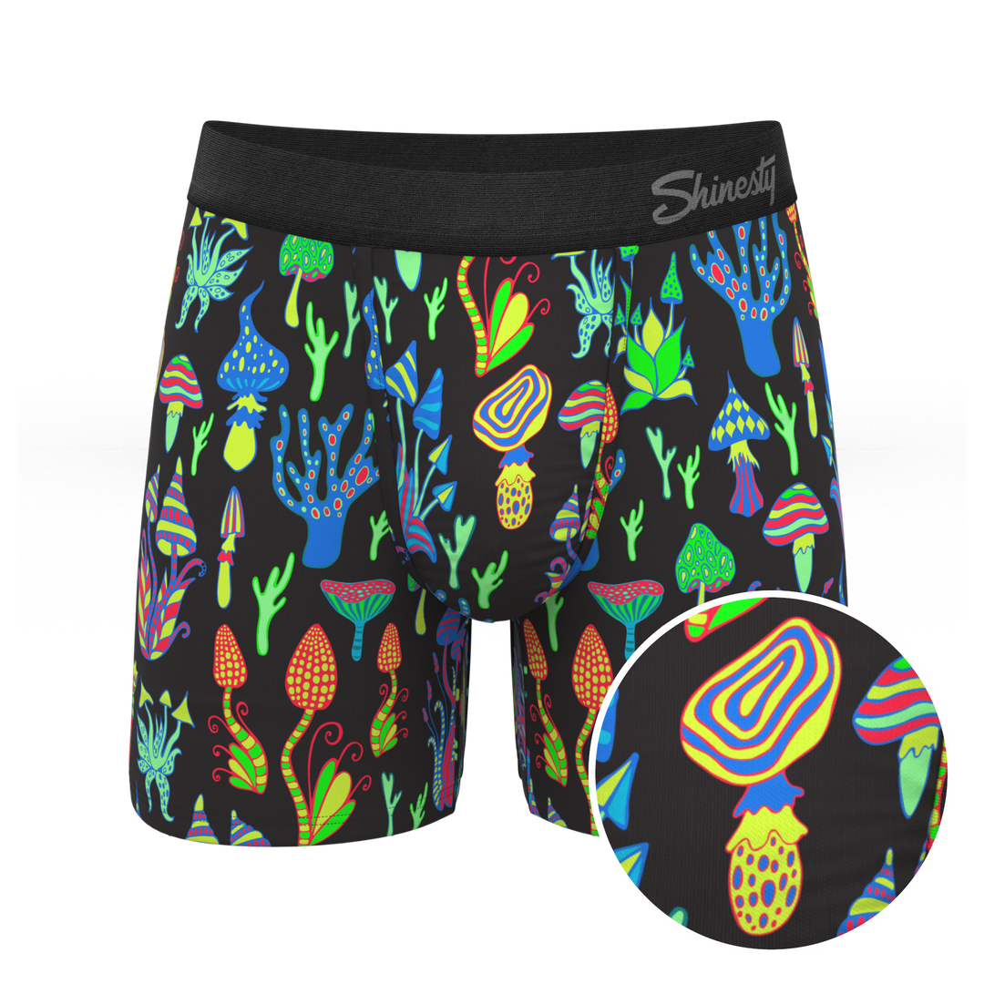 The Super Shroom | Neon Mushrooms Ball Hammock® Pouch Underwear