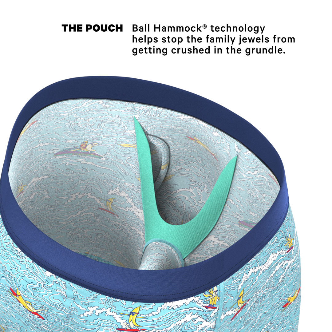 The Surfin' Turf | Shinesty Surfer Long Leg Ball Hammock® Pouch Underwear With Fly