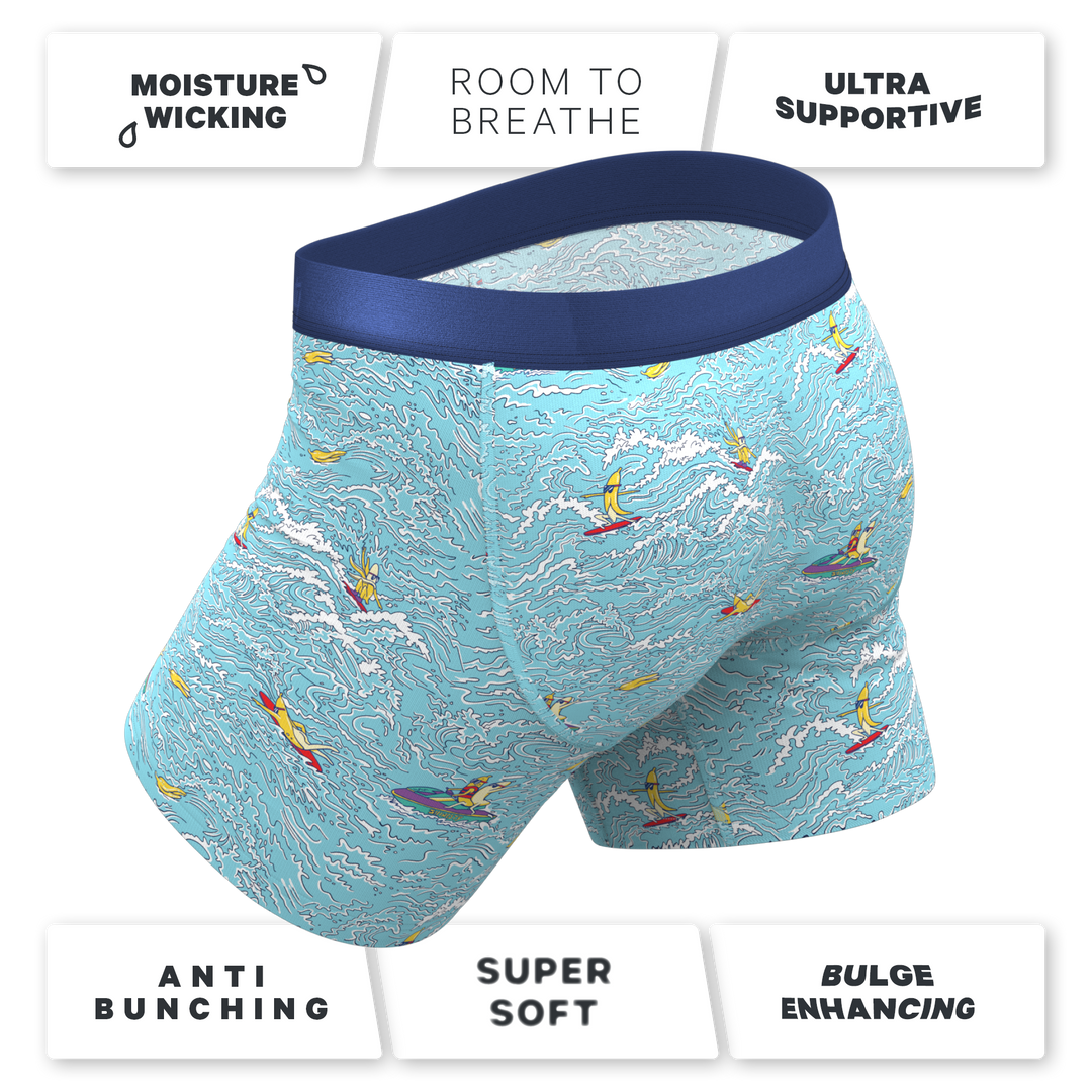 The Surfin' Turf | Shinesty Surfer Ball Hammock® Pouch Underwear