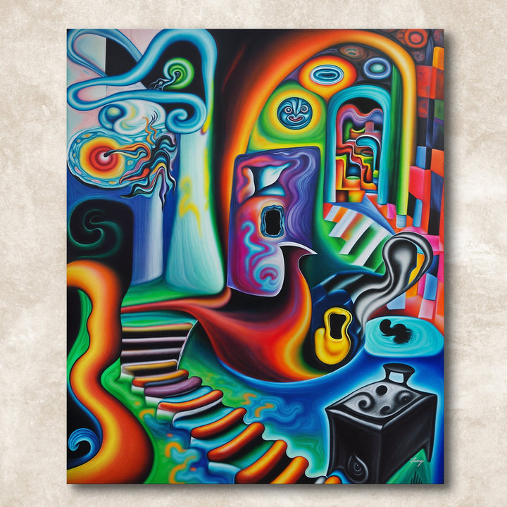 Canvas Print: "Surreal Steps"