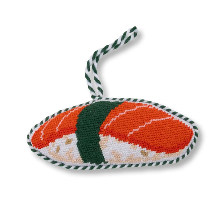 Needlepoint Icon Ornament - Sushi