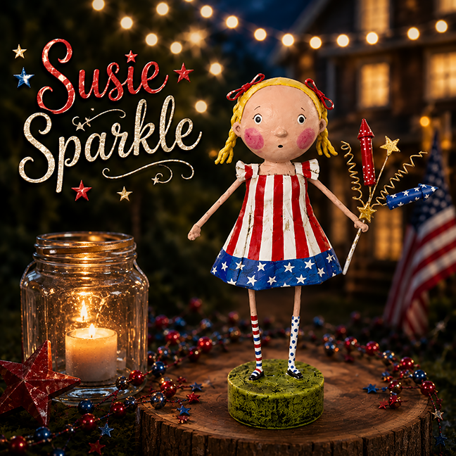 Susie Sparkle Figurine by Lori Mitchell *NEW FOR 2026*