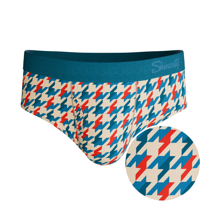 The Swanky | Retro Houndstooth Ball Hammock® Pouch Underwear Briefs